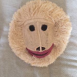 Handmade Monkey Mask wall decor
